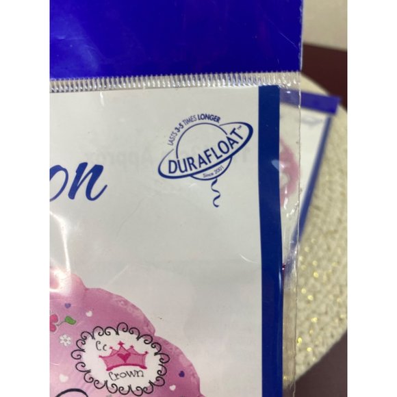 Lot of 4 CTI Industries Inflatable Foil Balloon Happy Birthday Princess - Picture 4 of 4